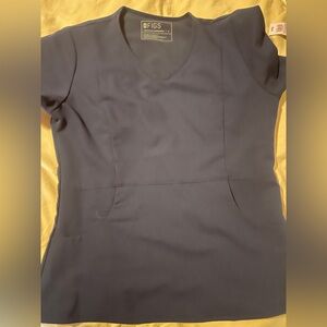 Figs Women's Top in Navy Blue